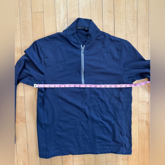 Men’s Greyson Siasconset Quarter-Zip - Maltese Blue - Small - Picture 3 of 7